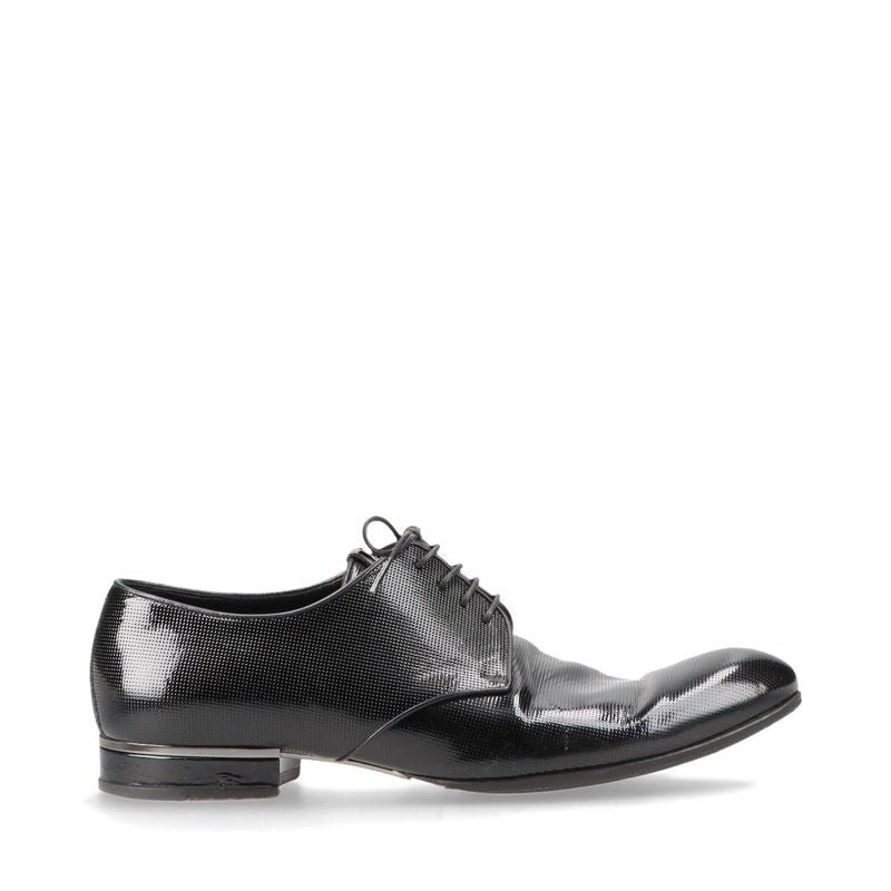 Louis Vuitton Patent Leather Shoes 7 St0132 Black — view 4
