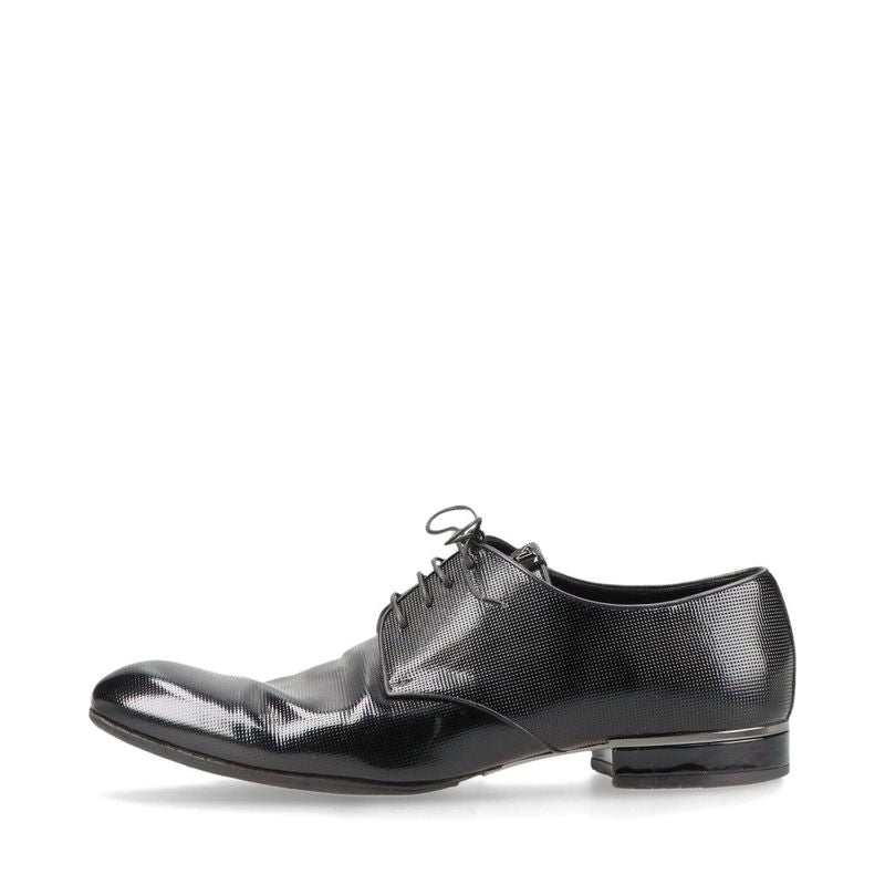 Louis Vuitton Patent Leather Shoes 7 St0132 Black — view 2