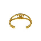 Chanel Vintage Coco Mark Bangle Bracelet Accessory Gold 02633 97P — view 8