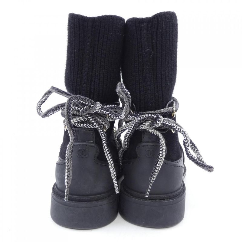 Chanel Black Boots — view 5