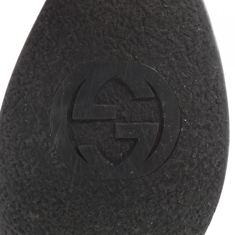 Gucci Horsebit Black Shearling Wedge Boots — view 6
