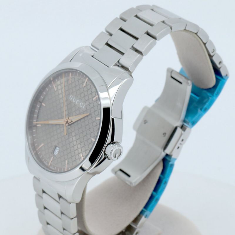 Gucci G Timeless 126.4 Wristwatch Quartz Gold Color Stainless Steel — view 2