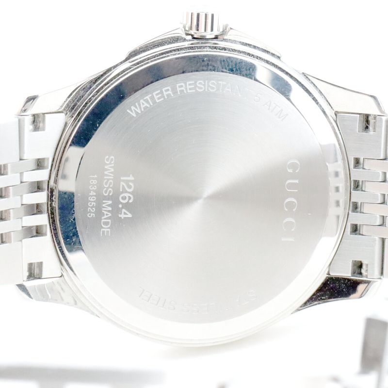 Gucci Timeless Watch Silver Color Quartz Black Dial — view 5