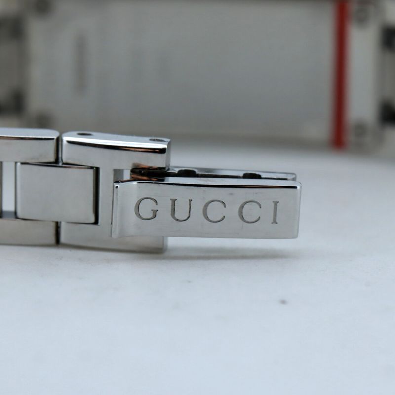 Gucci G-link Watch Stainless Steel Quartz White Shell And Pink Dial — view 5