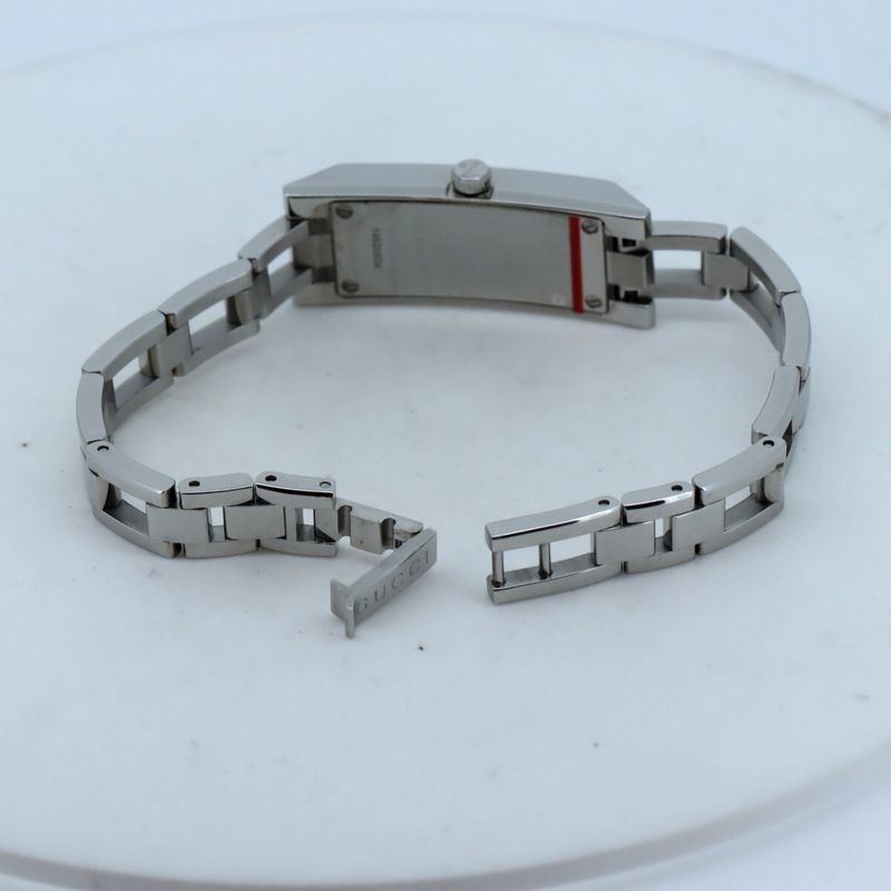 Gucci G-link Watch Stainless Steel Quartz White Shell And Pink Dial — view 3