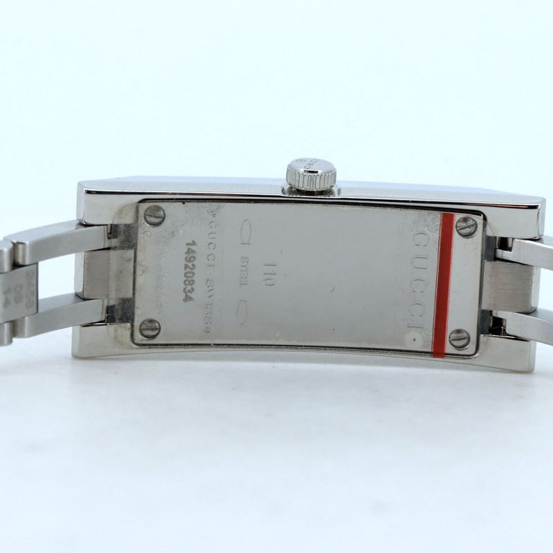 Gucci G-link Watch Stainless Steel Quartz White Shell And Pink Dial — view 4