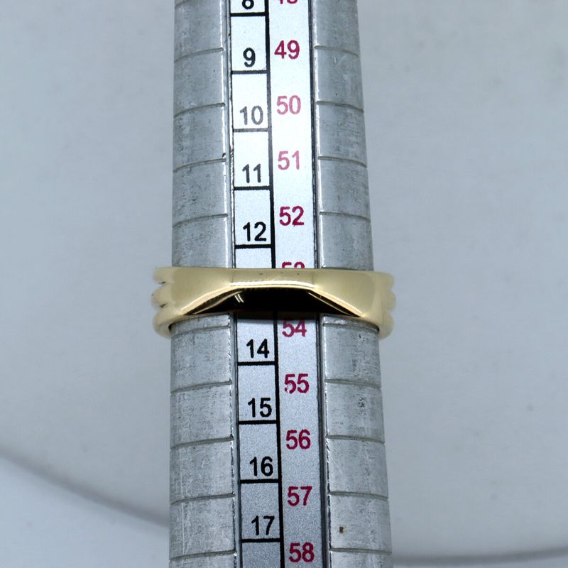 Dior Diamond Ring Size 13 18K Yellow Gold — view 8
