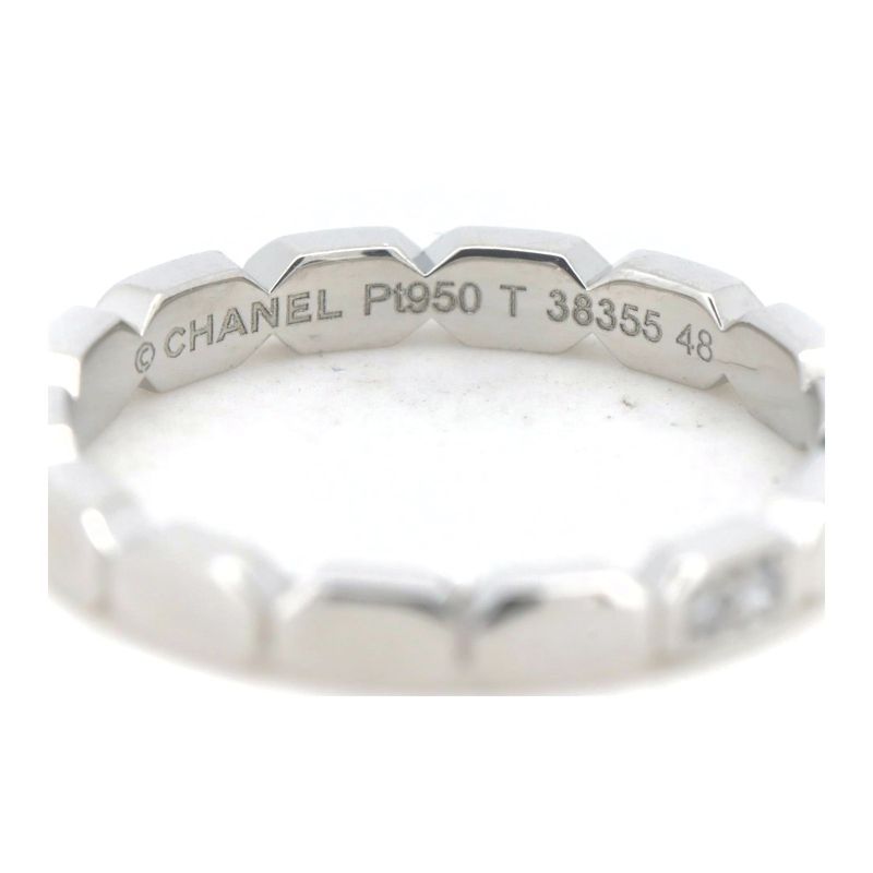 Chanel Premiere Diamond Ring J4003 Size 8 Pt950 — view 3