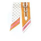 Hermes S 21 Silk 100% Cles Roux Coraille Grand Tralala — view 2