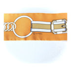 Hermes S 21 Silk 100% Cles Roux Coraille Grand Tralala — view 7