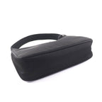 Prada 1 Ne515 re-Edition 2000 re-Nylon Mini Bag with Triangle Plate Charm — view 3