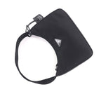 Prada 1 Ne515 re-Edition 2000 re-Nylon Mini Bag with Triangle Plate Charm — view 7