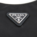 Prada 1 Ne515 re-Edition 2000 re-Nylon Mini Bag with Triangle Plate Charm — view 8