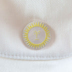 Hermes Gaelle Hemp Cotton Blend Hat Bucket White 58 — view 5