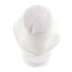 Hermes Gaelle Hemp Cotton Blend Hat Bucket White 58 — view 3