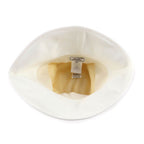 Hermes Gaelle Hemp Cotton Blend Hat Bucket White 58 — view 4