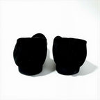 Chanel Flat Shoes Suede Fabric Black Opera Star Bijou Rhinestone — view 5