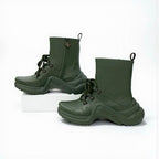Louis Vuitton Arclight Line Monogram Boots Short Shoes Rubber Khaki — view 3
