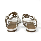 Hermes Sandals Shoes Leather White Guadalquivir Strap Flat — view 5
