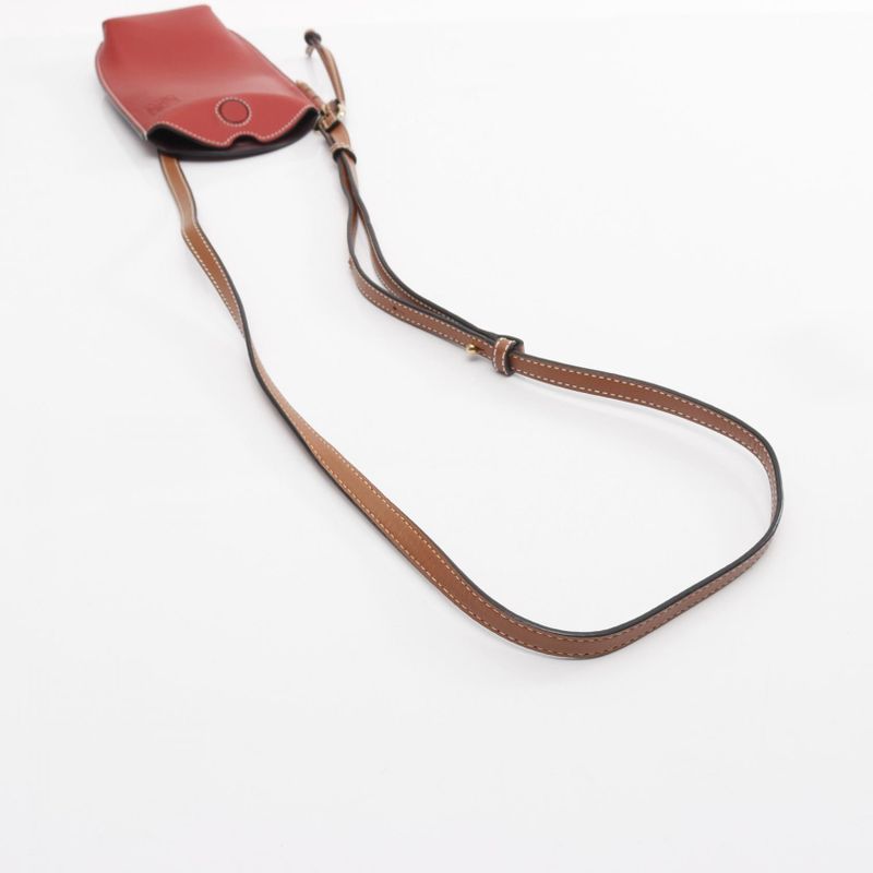 Loewe Shoulder Bag Gate Pocket 109.30 Z42 Red Leather — view 8