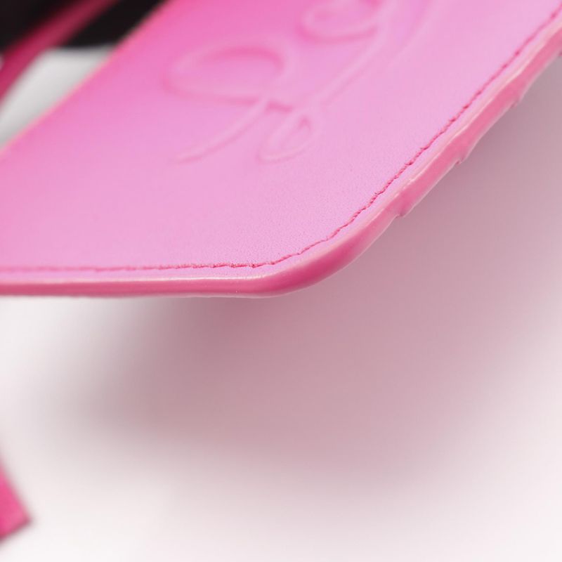 Loewe Card Case C565 Z40 X02 Fuchsia Pink Leather Coin Holder — view 8