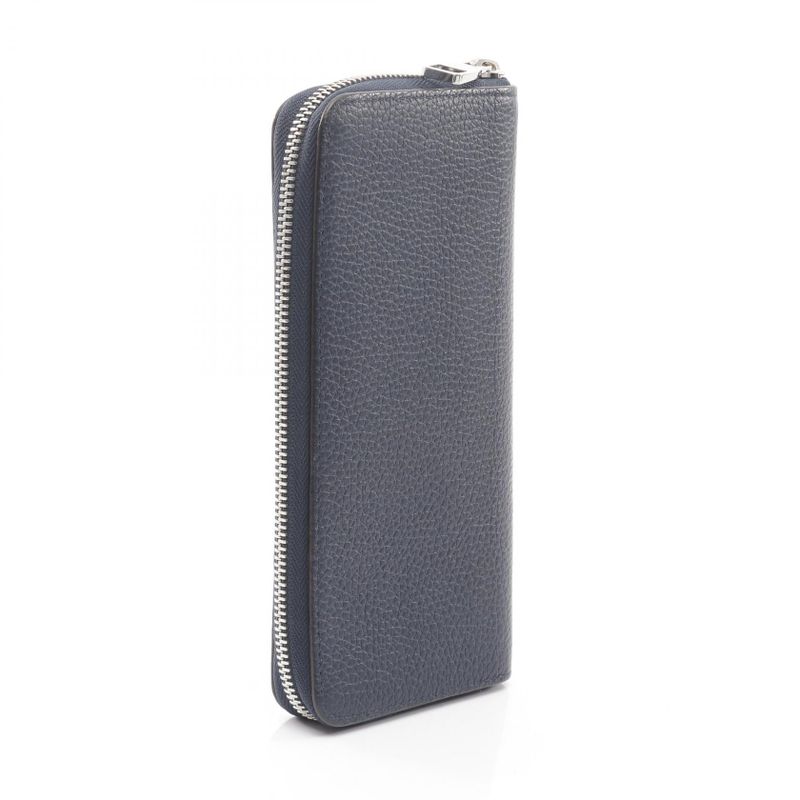 Louis Vuitton Round Long Wallet Zippy Vertical Navy Other — view 2