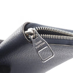 Louis Vuitton Round Long Wallet Zippy Vertical Navy Other — view 9