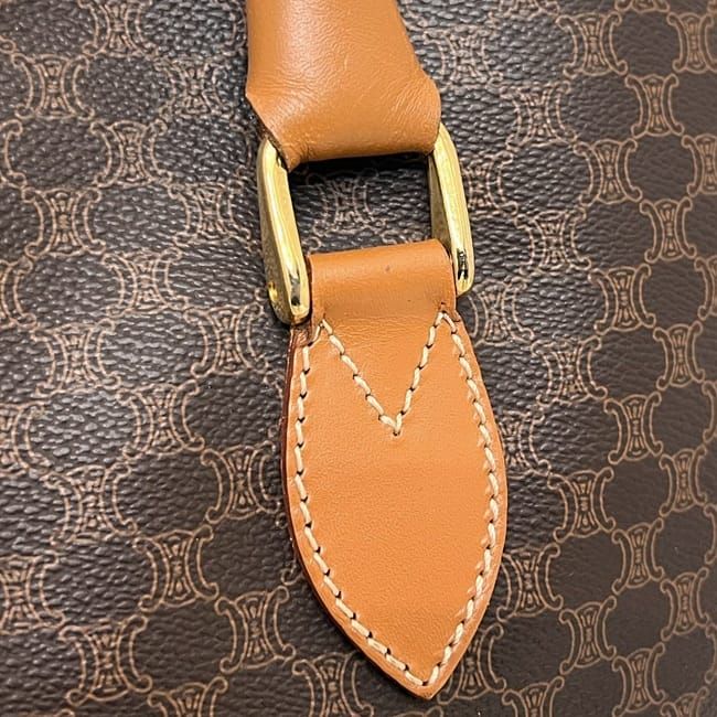Celine Tote Bag Brown Macadam A4 Leather — view 8