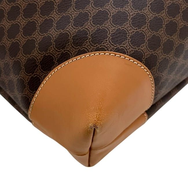 Celine Tote Bag Brown Macadam A4 Leather — view 6