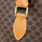 Celine Tote Bag Brown Macadam A4 Leather — view 7