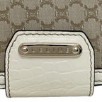 Celine Bifold Long Wallet Beige White Macadam — view 4