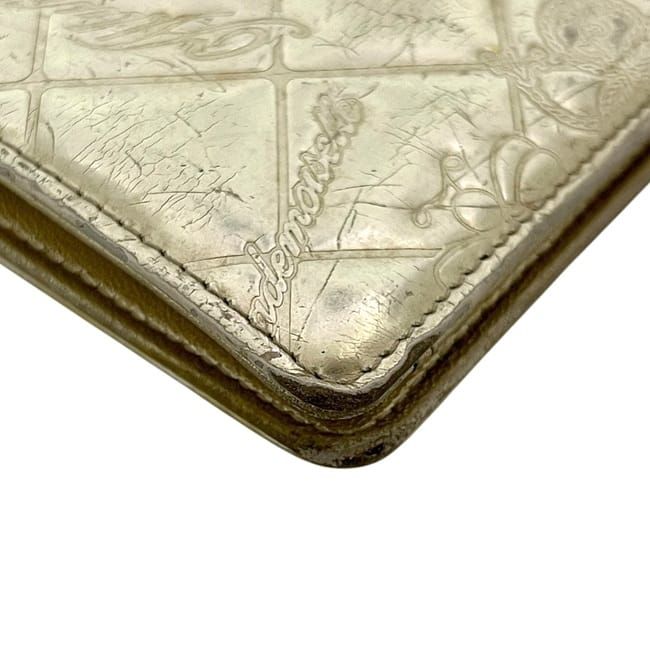 Chanel Bifold Long Wallet Gold Icon Symbol Charm — view 5