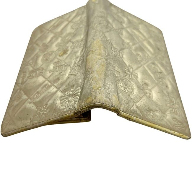Chanel Bifold Long Wallet Gold Icon Symbol Charm — view 8