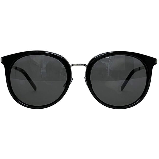 Saint Laurent Sunglasses in Black Silver Sl117 — view 2