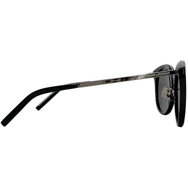 Saint Laurent Sunglasses in Black Silver Sl117 — view 4