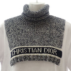 Dior Turtleneck Warmer 11 Dwi316 I007 Snood Wool Cashmere Black Autumn Win — view 8