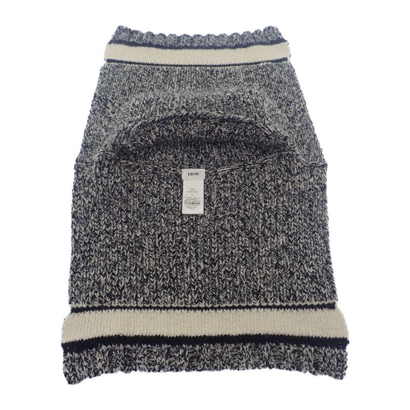 Dior Turtleneck Warmer 11 Dwi316 I007 Snood Wool Cashmere Black Autumn Win — view 4