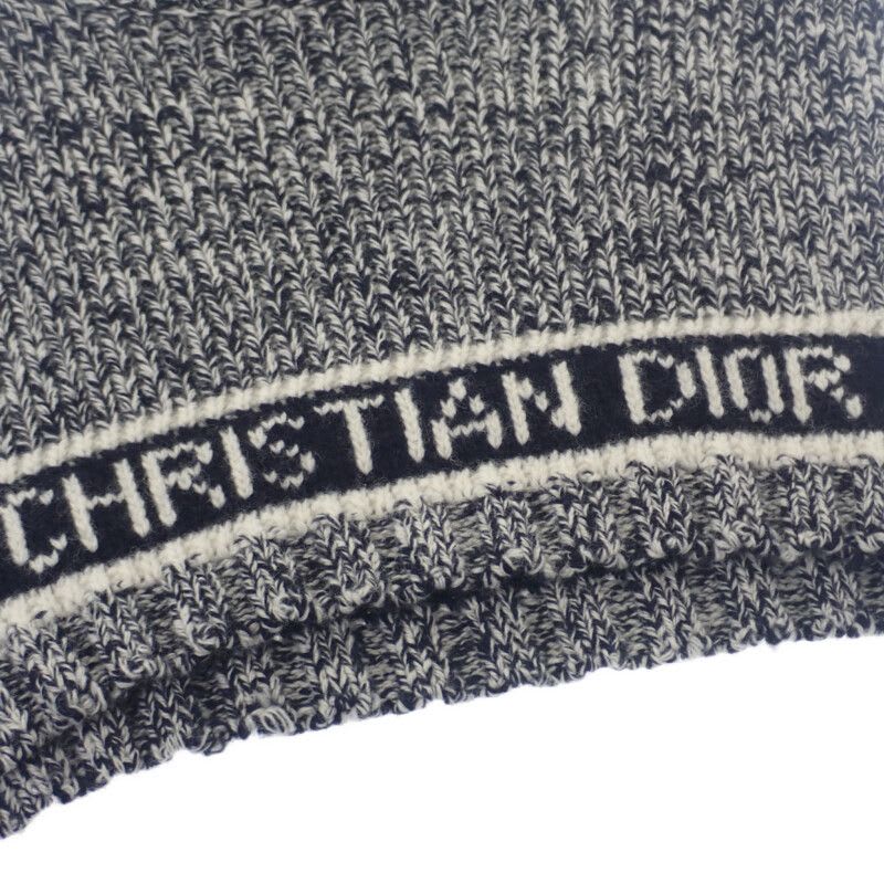 Dior Turtleneck Warmer 11 Dwi316 I007 Snood Wool Cashmere Black Autumn Win — view 3