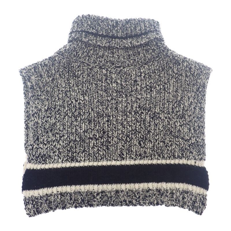 Dior Turtleneck Warmer 11 Dwi316 I007 Snood Wool Cashmere Black Autumn Win — view 2
