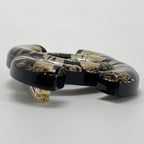 Chanel Brooch Black Gold Resin — view 4