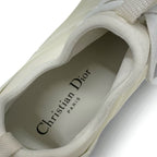 Christian Dior D-connect Sneakers Shoes Rubber Fabric Leather White Logo — view 7