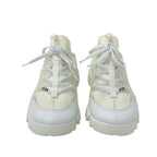 Christian Dior D-connect Sneakers Shoes Rubber Fabric Leather White Logo — view 2