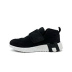 Hermes H Sneakers Shoes Suede Black Velcro — view 3