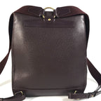 Louis Vuitton Backpack Cass Ia Taiga Leather Acajou Wine Red — view 2