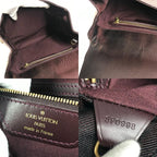 Louis Vuitton Backpack Cass Ia Taiga Leather Acajou Wine Red — view 9