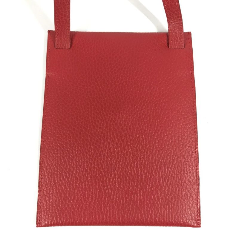 Hermes Shoulder Bag Amelie Leather Red — view 3