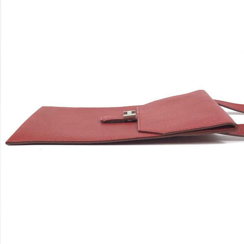 Hermes Shoulder Bag Amelie Leather Red — view 5