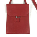Hermes Shoulder Bag Amelie Leather Red — view 2