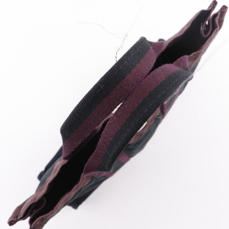 Hermes Fourre Tout PM Cotton Black Red Handbag — view 5