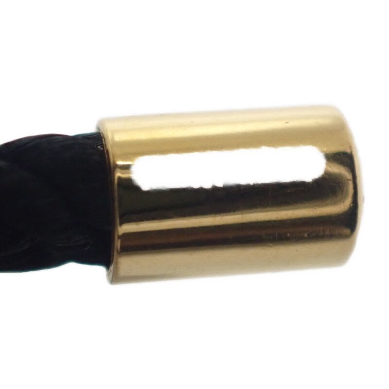 Celine Maillon Triomphe Code Beach Bracelet Metal Black Gold Strap — view 5